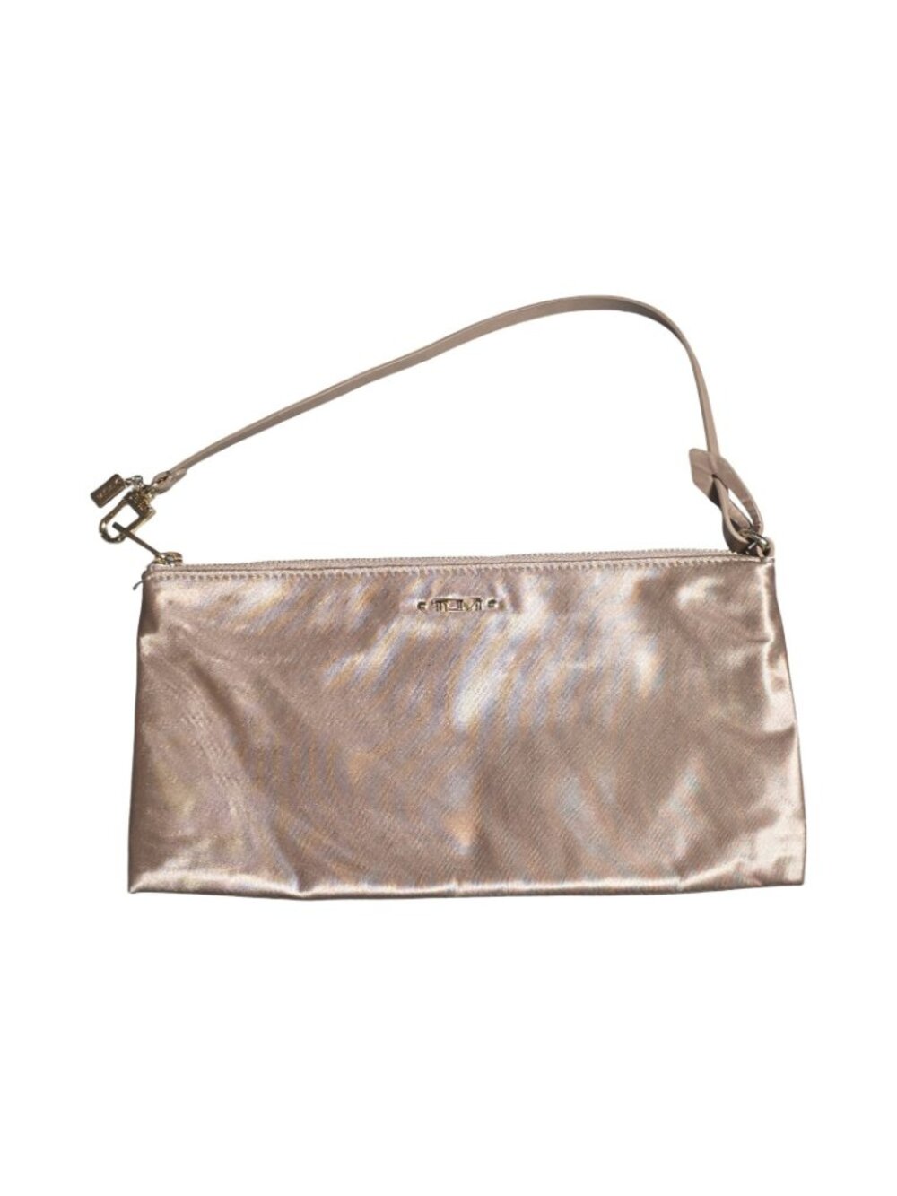 Tumi Rose Gold Metallic Zip Top Pouch - Picture 2 of 8